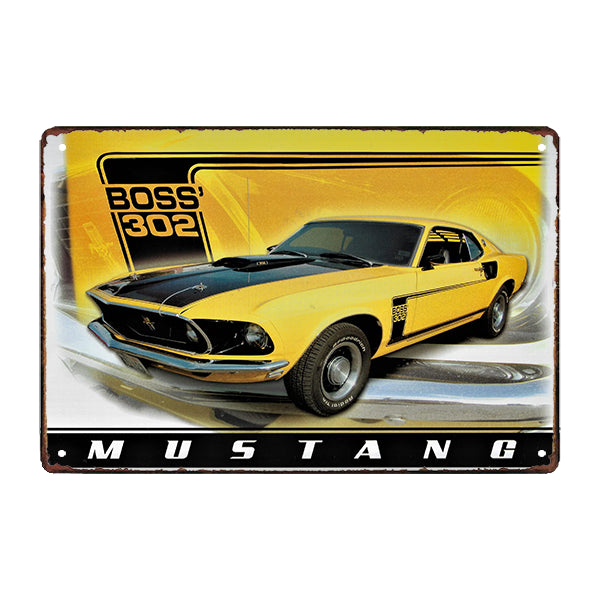 mustang metal plate mustang metal plate