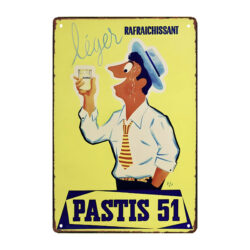 metal pastis plate