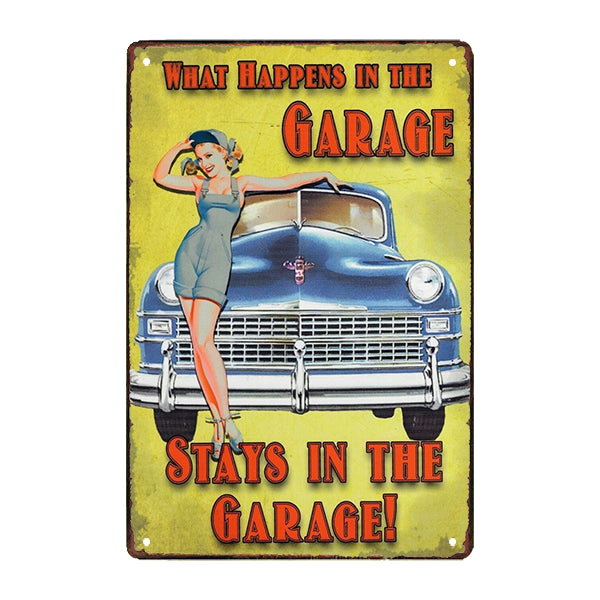 metal plate pin up and car metal plate pin up and car