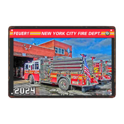 metal plaque firefighter new york