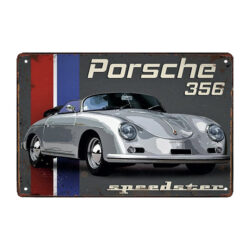 porsche metal plate
