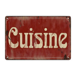 metal plate for red kitchen decor