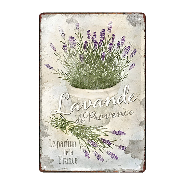 provence metal plaque provence metal plaque