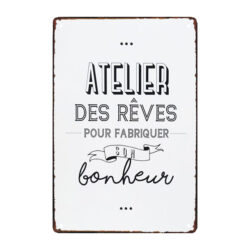 proverb metal plaque