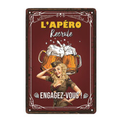 metal pub plaque