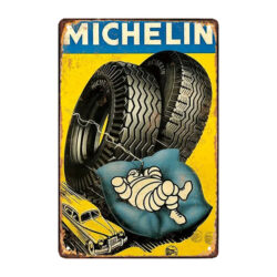 metal plaque advertising tire