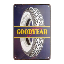 metal plaque advertising goodyear tire