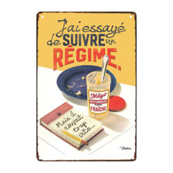 metal plate pub vintage food