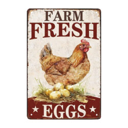 poultry pub metal plaque