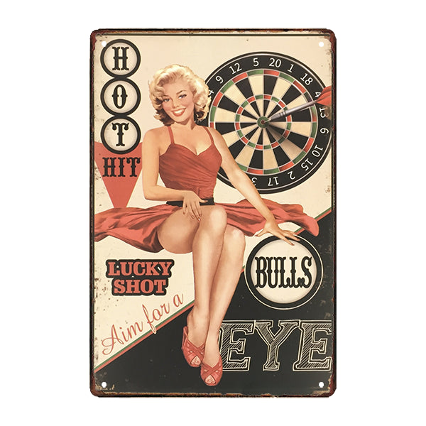 metal advertising plaque darts metal advertising plaque darts