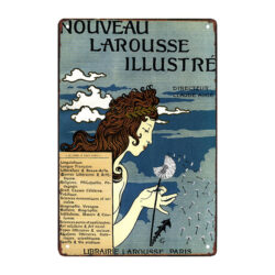 metal plaque advertising larousse