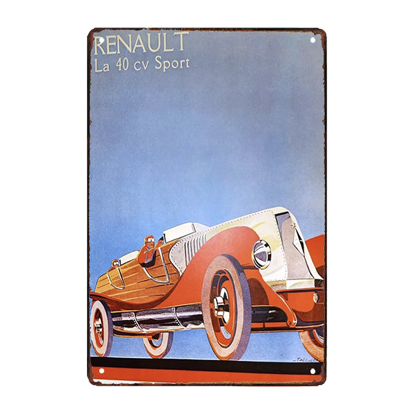 renault sport metal plate renault sport metal plate