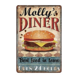 metal plate restaurant diner
