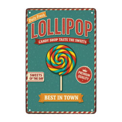 retro candy metal plate 2