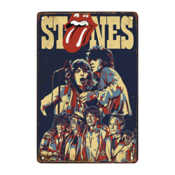 rolling stones metal plate