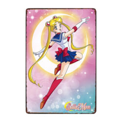 sailor moon metal plate