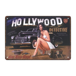 sexy metal plaque