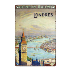 southern railway metal plate