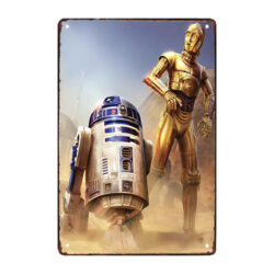star wars metal plate
