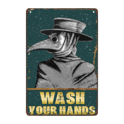 steampunk metal plate