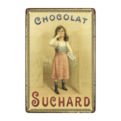 metal suchard plate