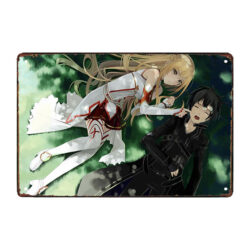 metal sword art online plate