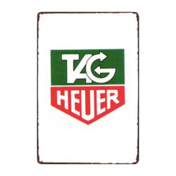 tag heuer metal plate