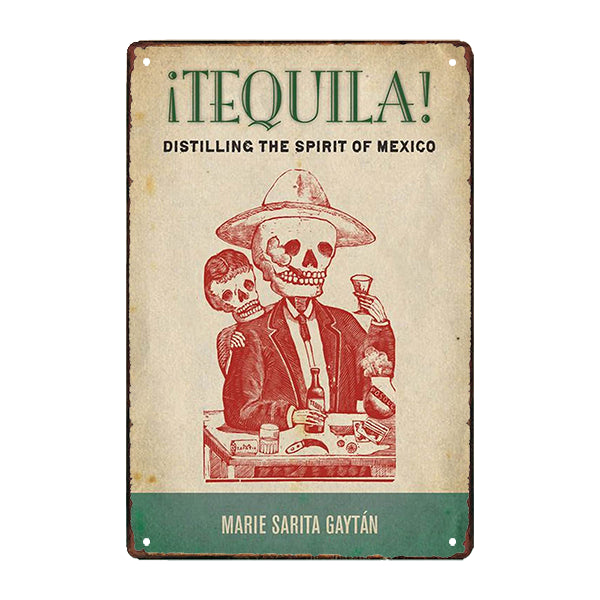 metal tequila plate