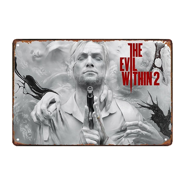 metal plate the evil within 2 metal plate the evil within 2