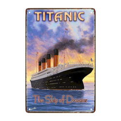 titanic metal plate
