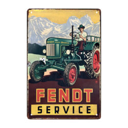 metal plate fendt tractor