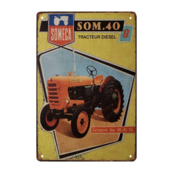 metal plate tractor someca
